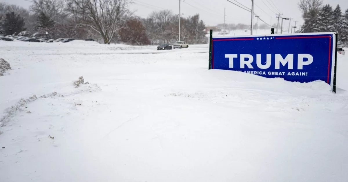 Trump, Haley and DeSantis campaign in snow in Iowa
