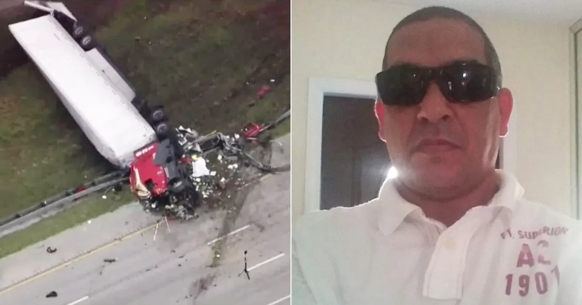 A Cuban truck driver one of the fatal victims of a spectacular crash on I-95
