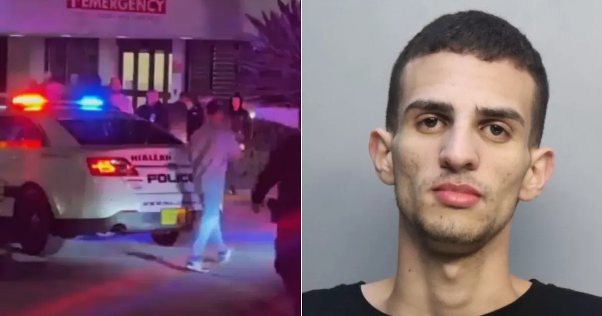 A Cuban who recently arrived in the US is arrested for shooting a relative in a hospital parking lot in Hialeah
