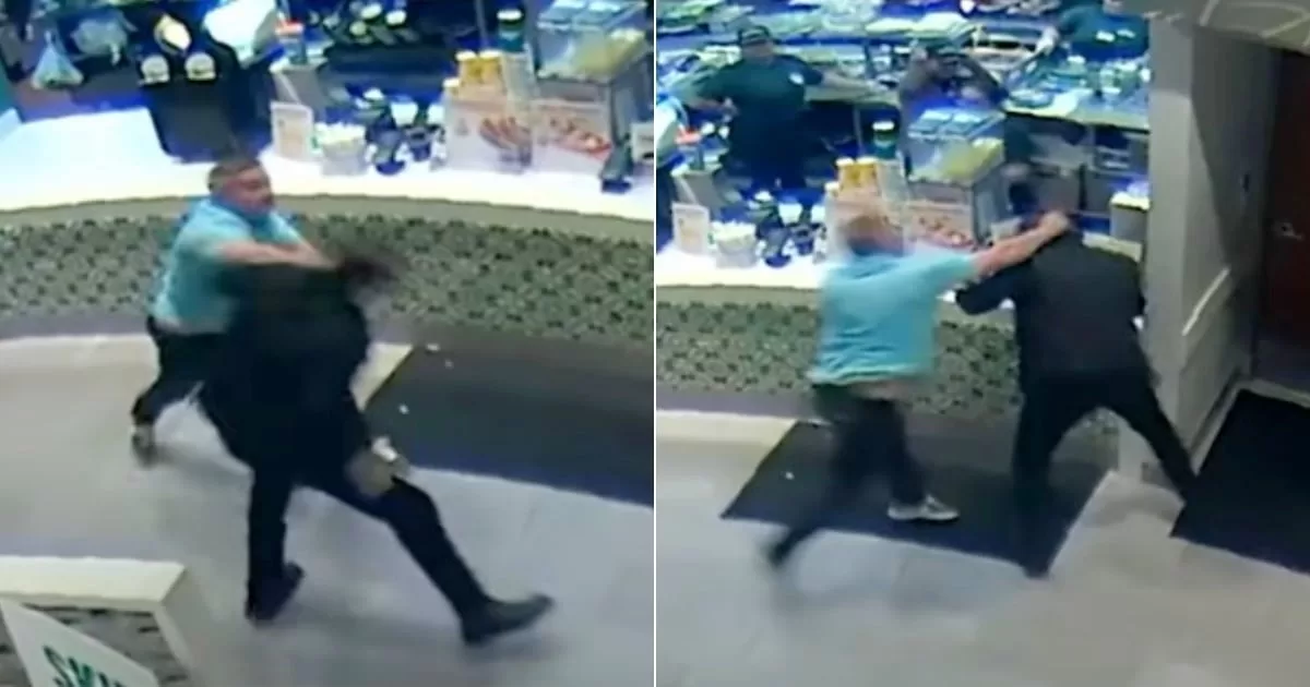 A man hits a customer at a Pollo Tropical in Miami in the middle of an argument over an order
