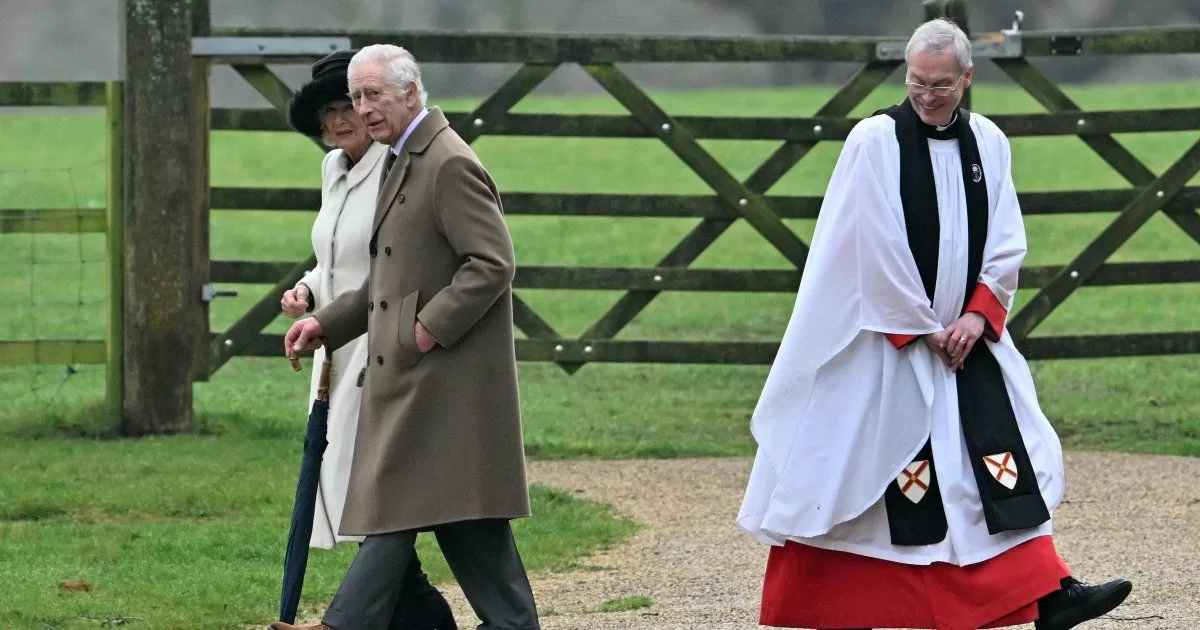Charles III attends Sunday mass at Sandringham
