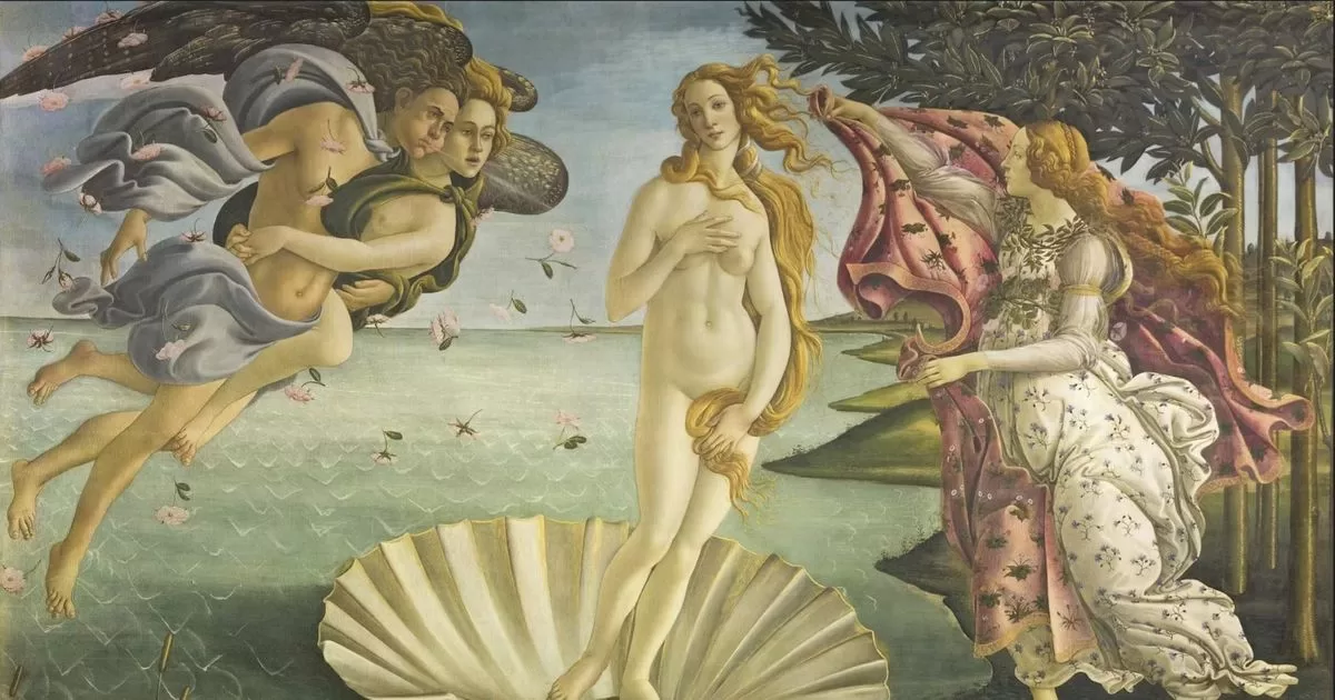 Climate activists paste images of Botticelli's Venus
