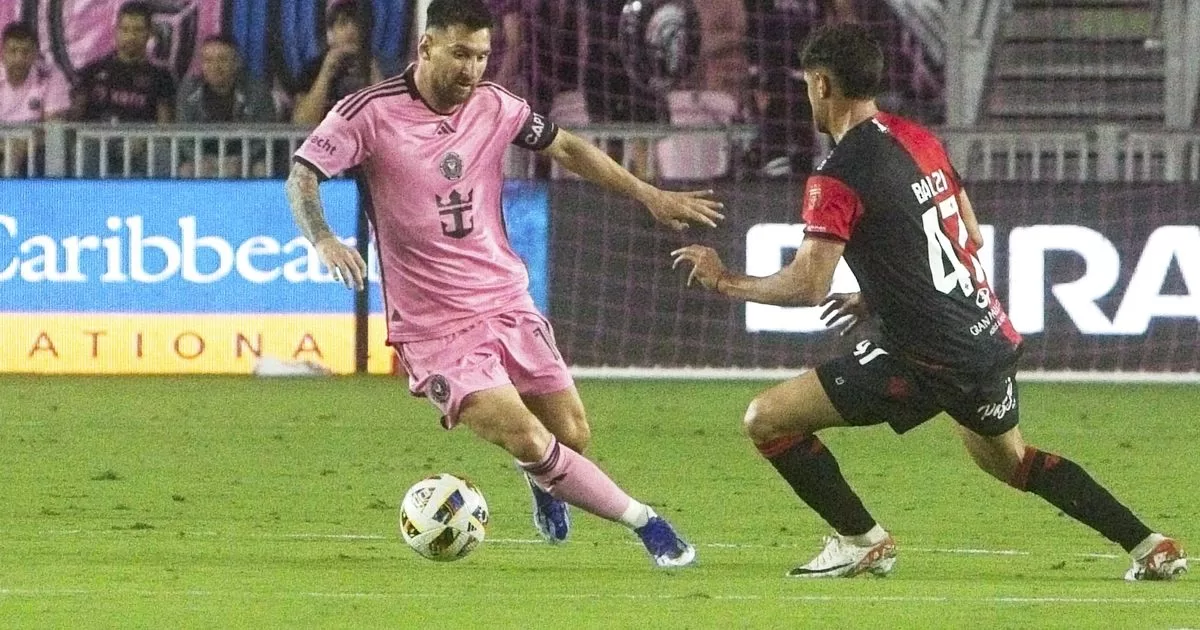  He returns to Inter Miami with a draw against Newells.  but the pink and black machine has not yet appeared
