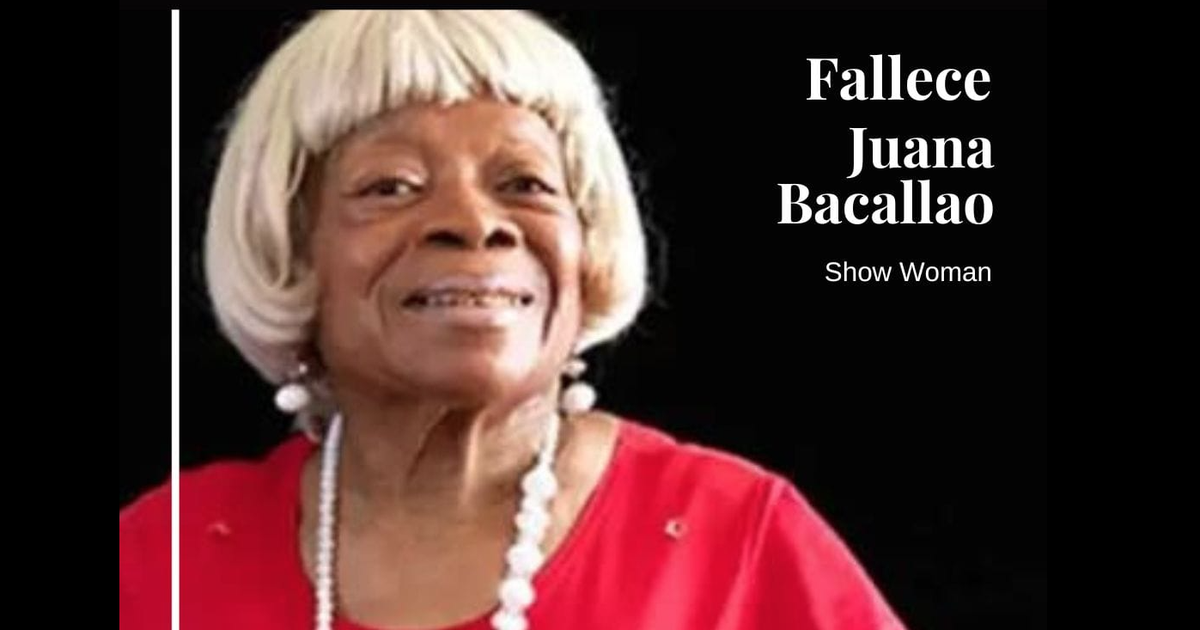 Juana Bacallao, cone of Cuban culture, dies in Havana
