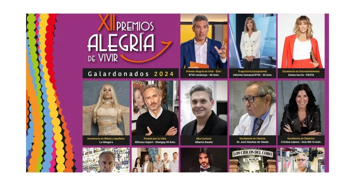 Meet the winners of the 2024 Alegra de Vivir Awards
