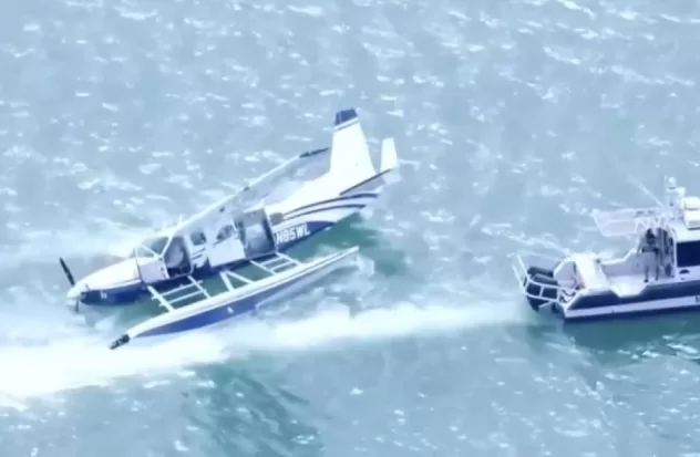 Plane crashes into the waters of the Port of Miami
