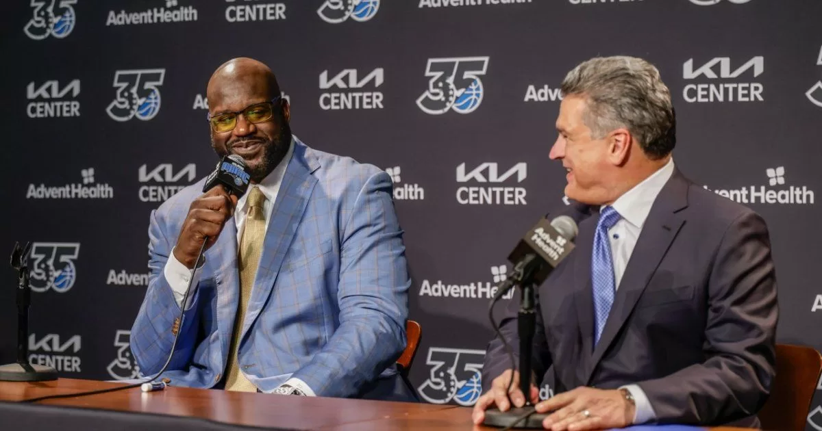 Shaquille ONeal becomes first Orlando player with retired number
