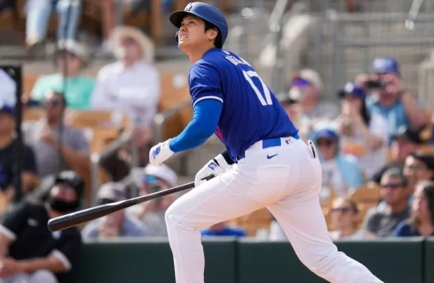 Shohei Ohtani had a grand debut with the Dodgers in the spring
