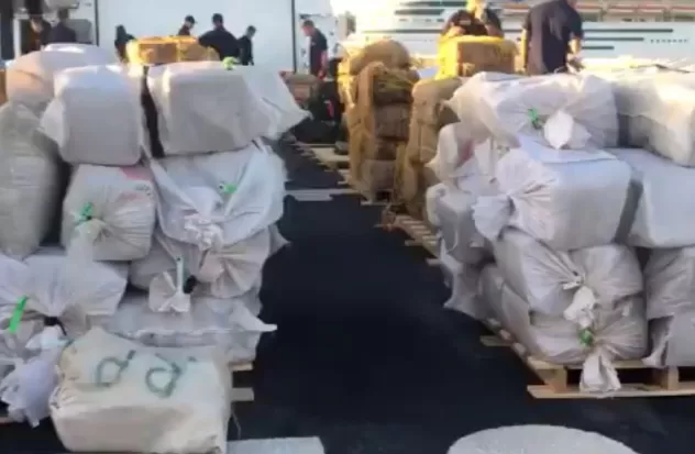 The US seizes six tons of methamphetamine on the border with Mexico
