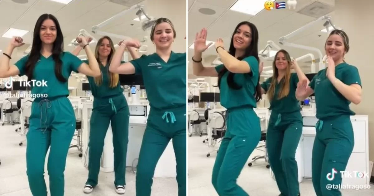 Three Cuban students conquer TikTok by dancing to "A copy of me" by Charly and Johayron
