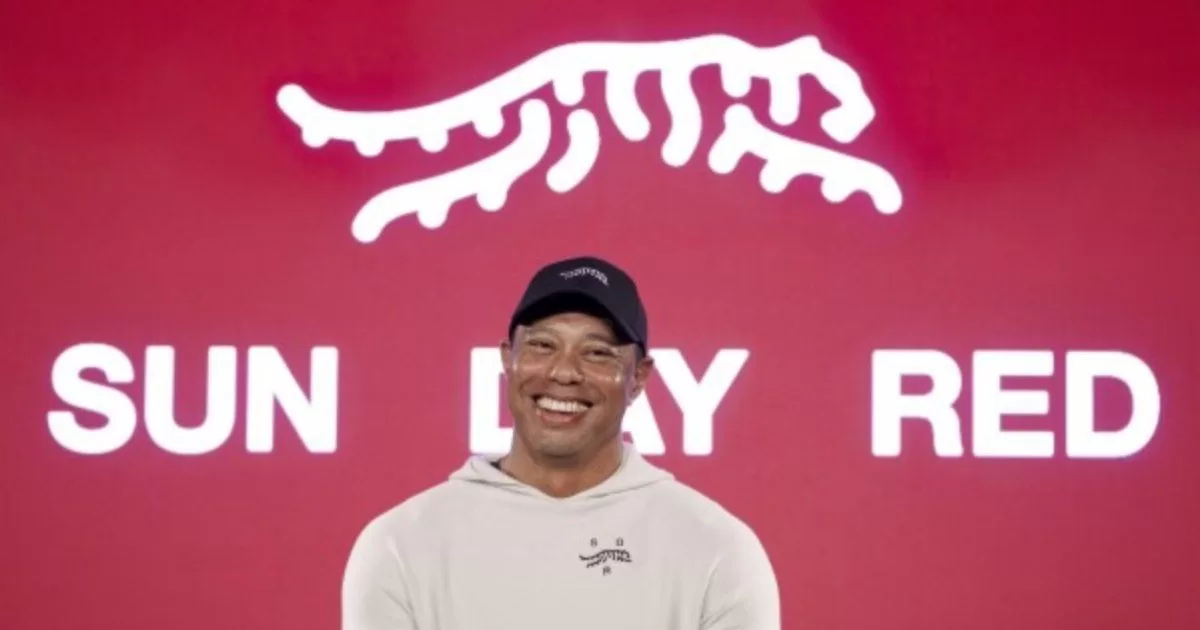Tiger Woods shows off his new skin after parting ways with Nike
