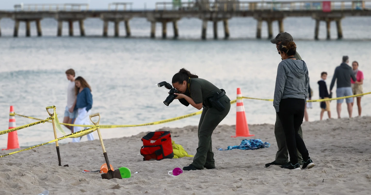 Tragedy on Florida beach, girl dies after being trapped in sand hole
