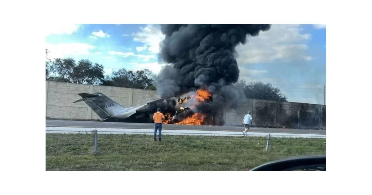 Two dead in Florida when private jet crashes on I-75
