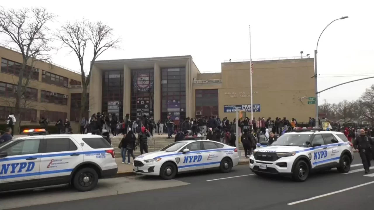 Two students stabbed at school in Queens - 3 arrested
