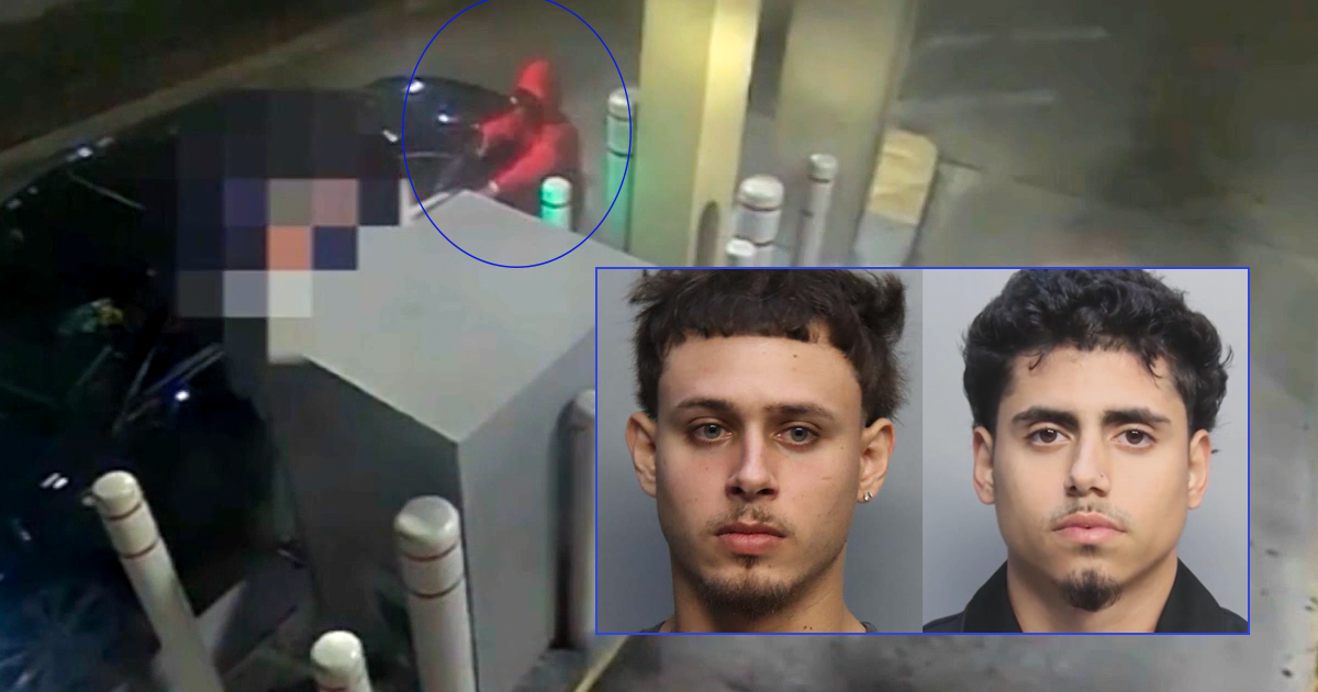 Two to prison for robbery at a Hialeah ATM, a camera recorded the incident
