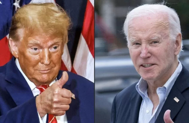 Biden and Trump send strong warnings to each other in Georgia