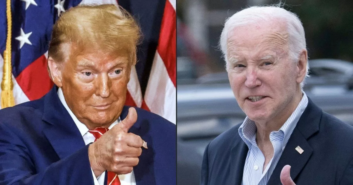 Biden and Trump send strong warnings to each other in Georgia
