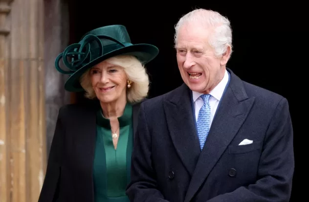 Charles III and Camilla attend Easter Sunday mass in Windsor
