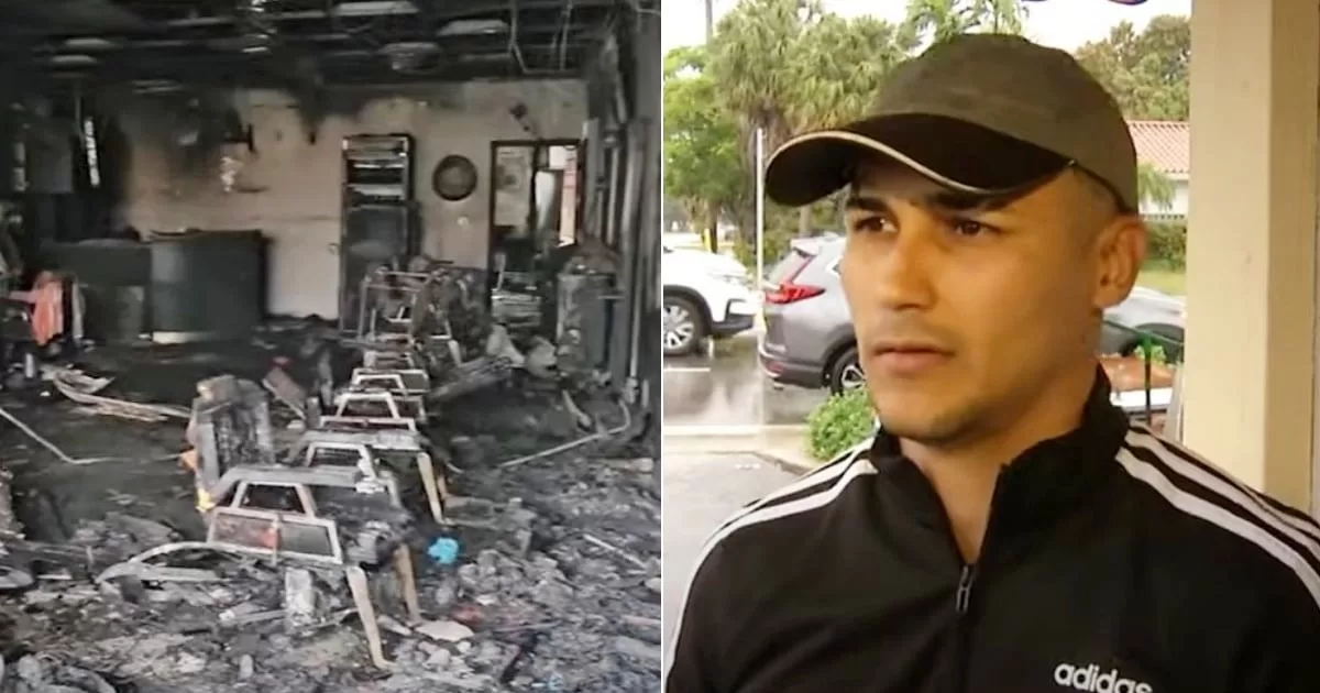 Cuban barbershop in Hialeah is destroyed after arson
