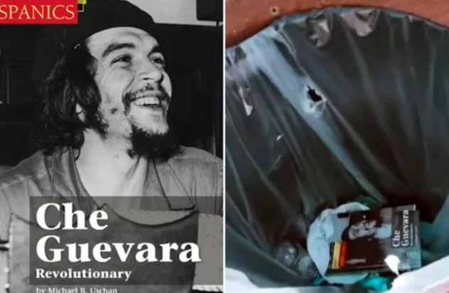 Cuban throws away Che's manual found in children's book mailbox in the US
