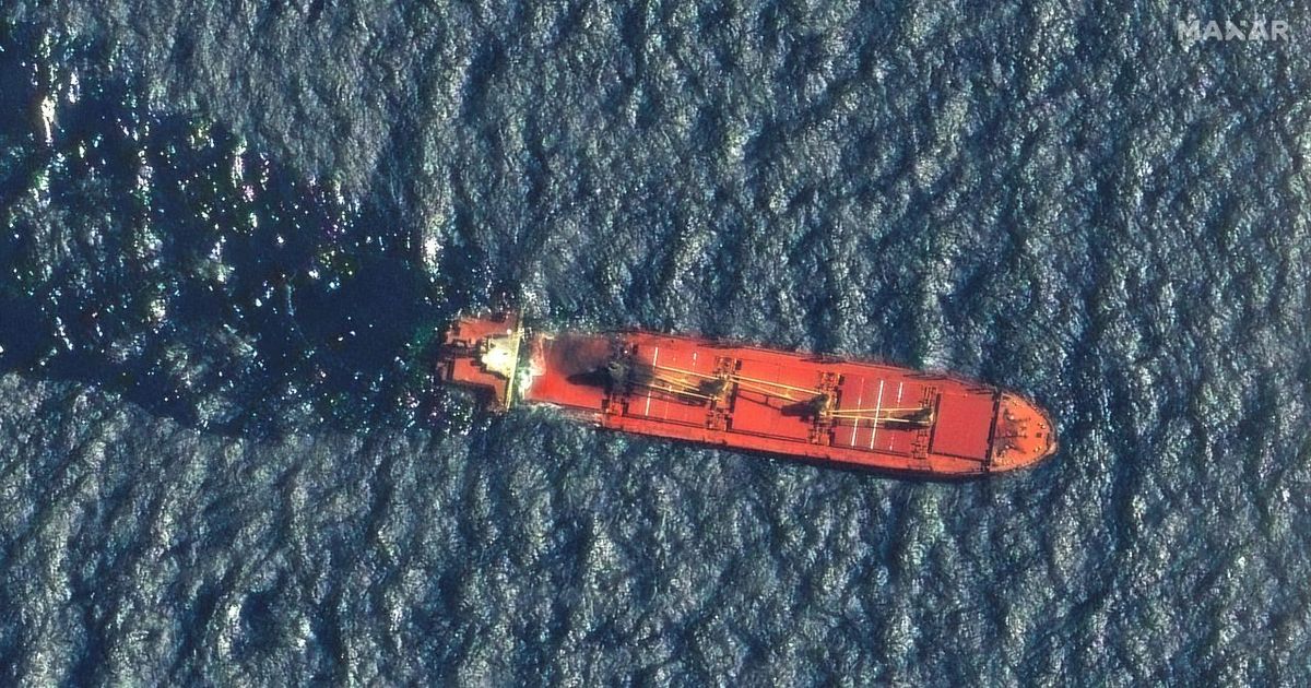Fertilizer ship sinks in Red Sea due to Yemen Houthi attack
