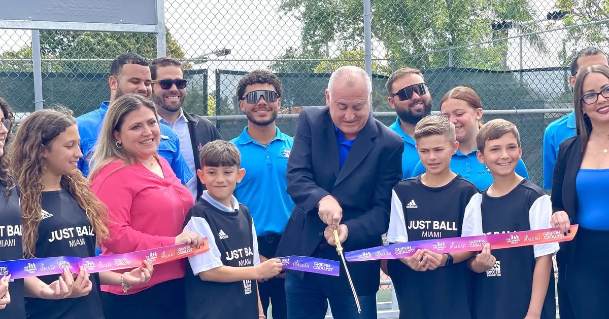 Hialeah inaugurates mini soccer field for community use

