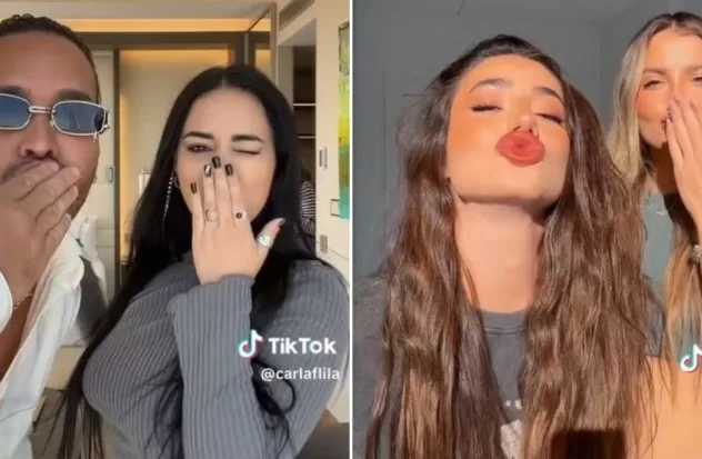  It's not a kiss, it's frying eggs!  Cubans react to the gesture of Prince Royce and other celebrities in the viral challenge of "If you speak badly of me"
