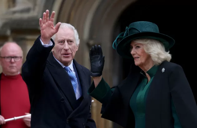 King Charles reappears in public for the first time since announcing that he has cancer
