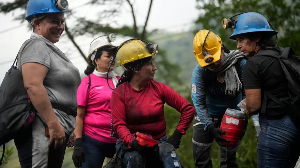 Mujeres mineras. Colombia.
