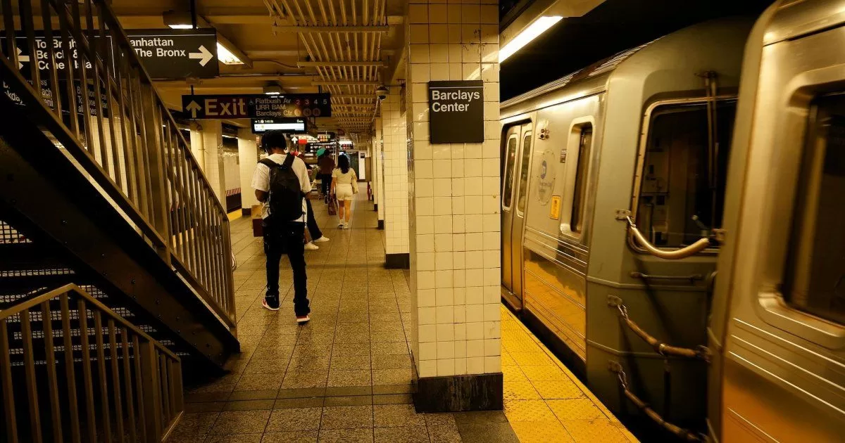Moments of terror in the New York subway after a shooting
