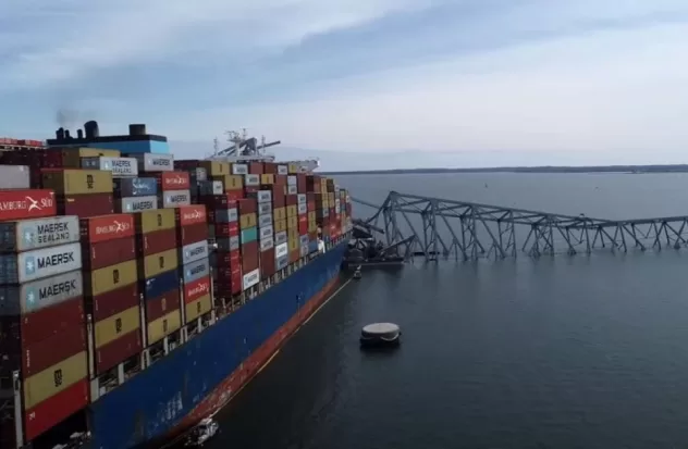 This was the ship that collided with the Baltimore bridge