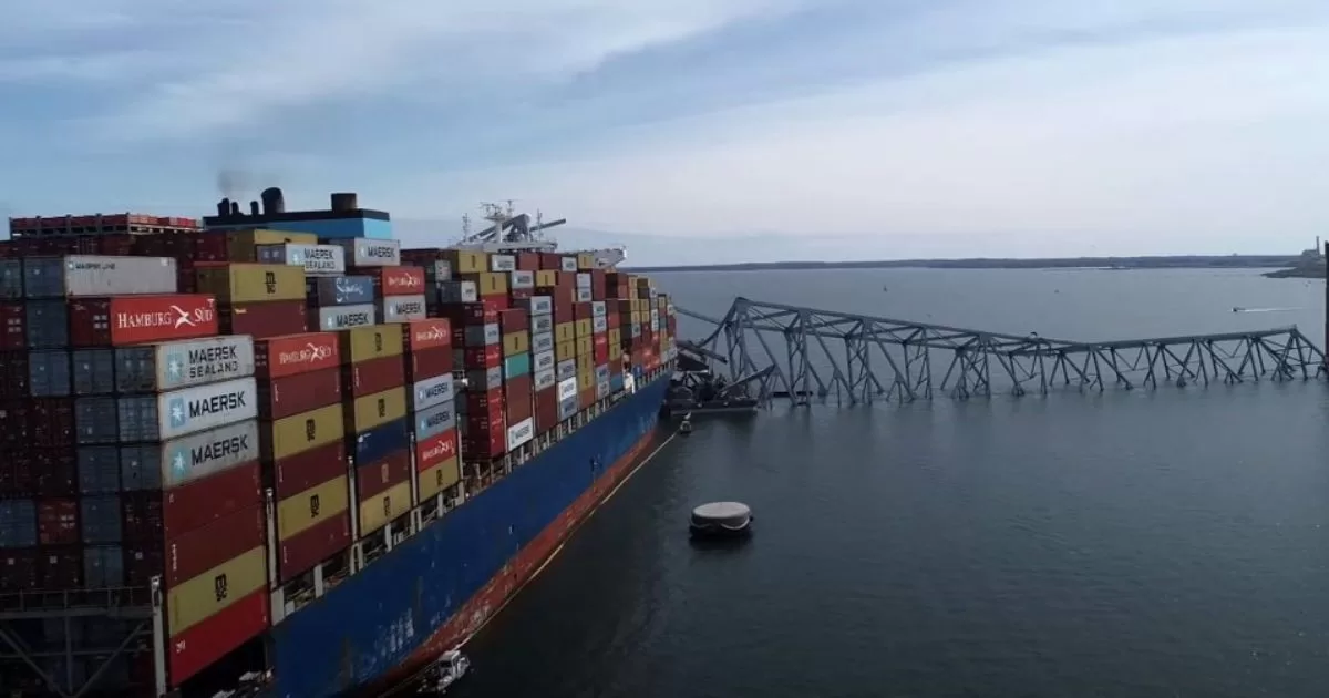 This was the ship that collided with the Baltimore bridge
