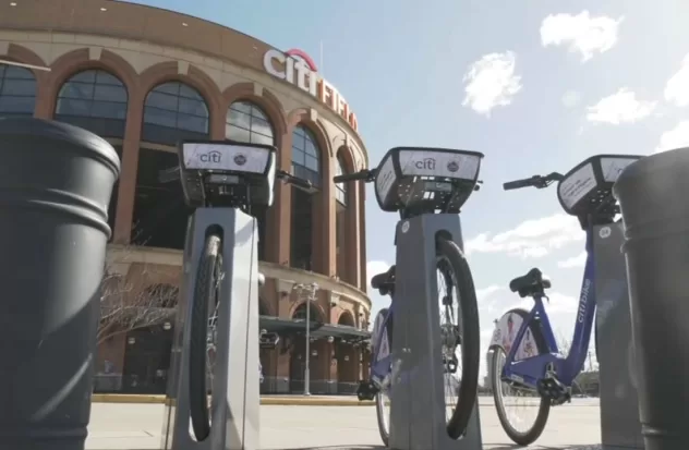 Two bicycle stations inaugurated at Citi Field stadium
