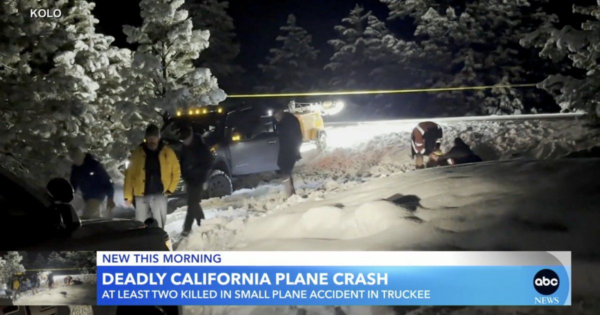 Two dead after small plane crashes in California
