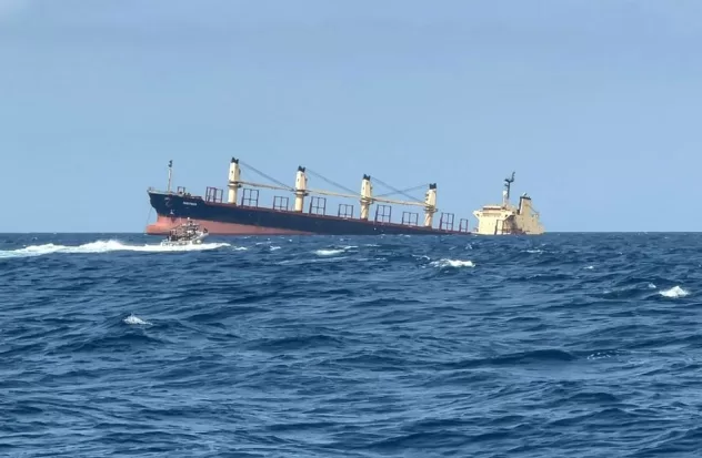 US warns of environmental risk due to ship sunk in the Red Sea by Houthis
