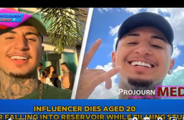 20-year-old influencer dies after falling into a lake
