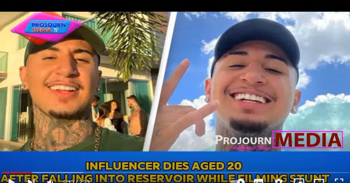20-year-old influencer dies after falling into a lake
