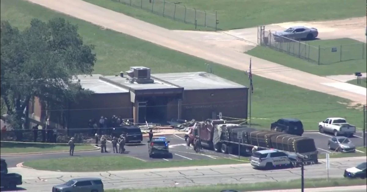 Attack in Texas, man rams truck into security office, several injured
