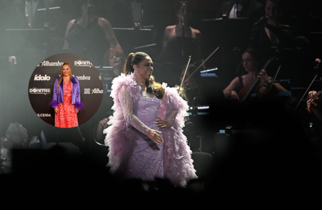 Beln Esteban hits the mark at Isabel Pantoja's concert and faces security
