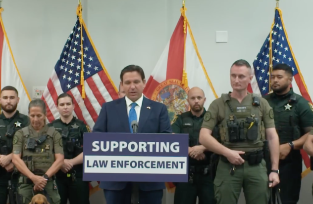 DeSantis signs two laws to protect police