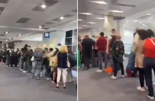 Hours of queue for passport control at Miami Airport reported
