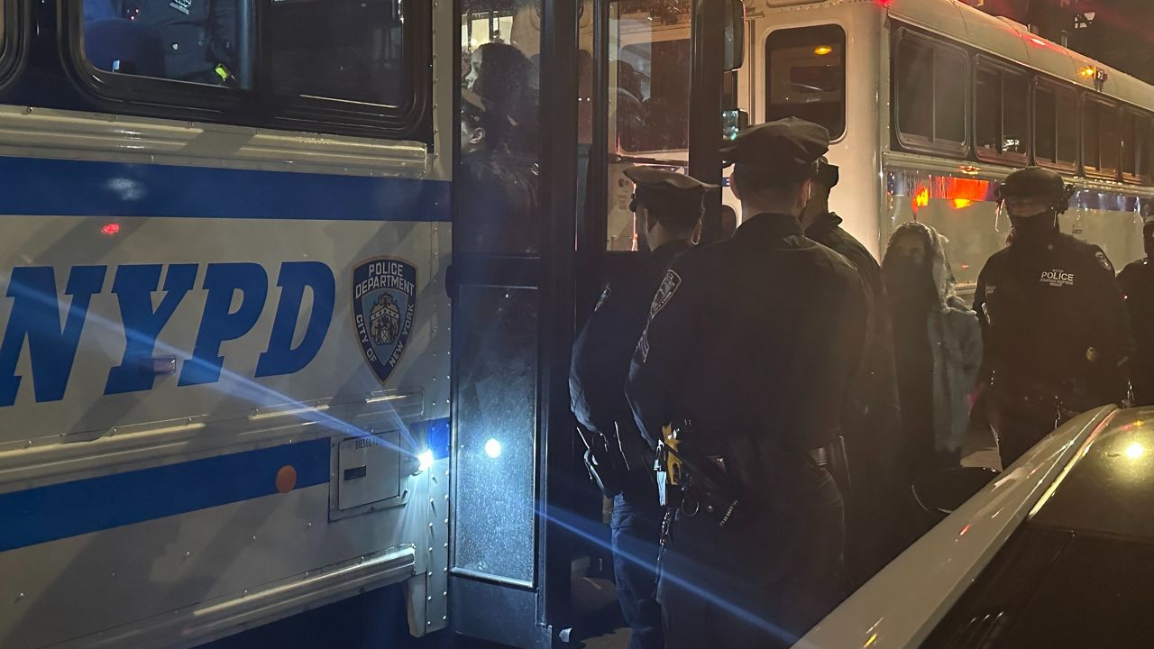 More than 150 pro-Palestinian protesters arrested at NYU
