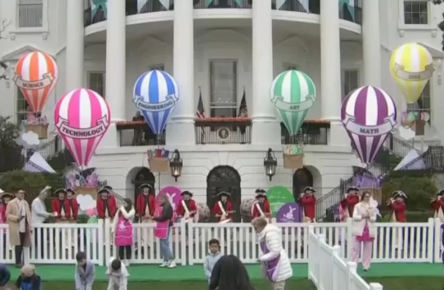 The traditional 'Easter Egg Roll' returns to the White House