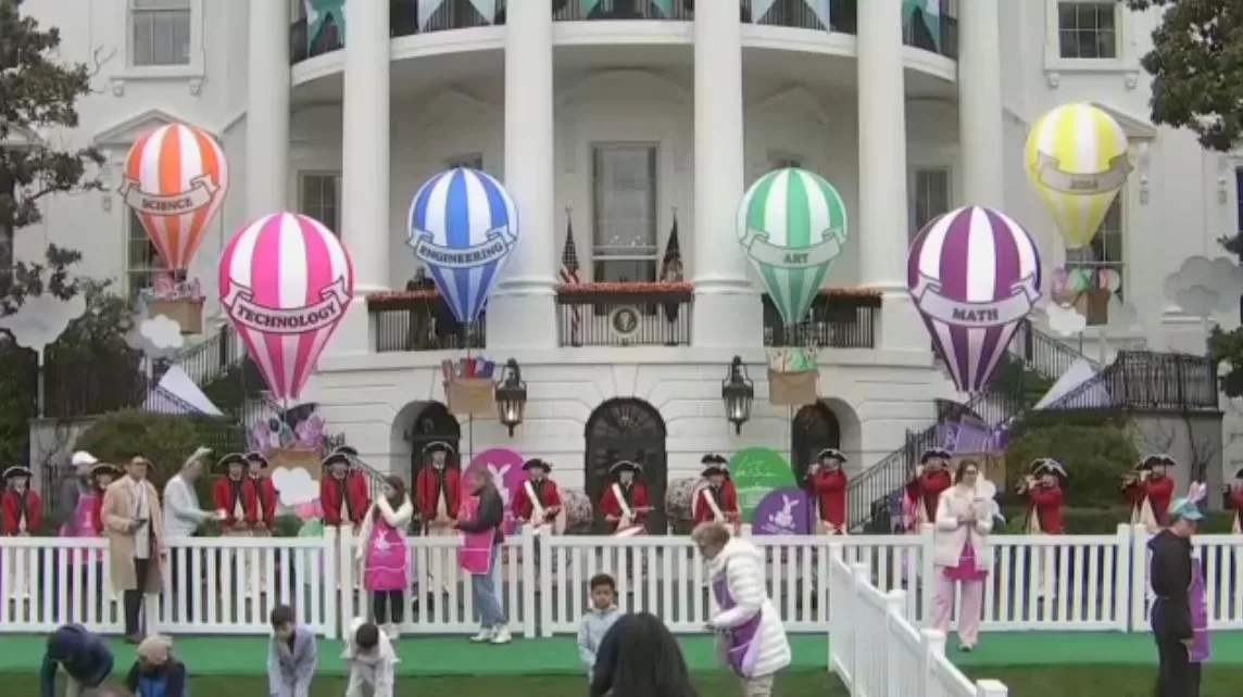 The traditional 'Easter Egg Roll' returns to the White House
