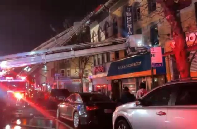 Two people injured after fire in Sunset Park