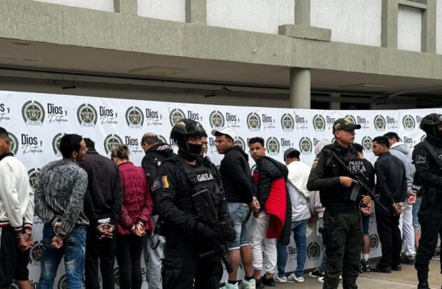 20 alleged members of the Aragua Train arrested in Colombia
