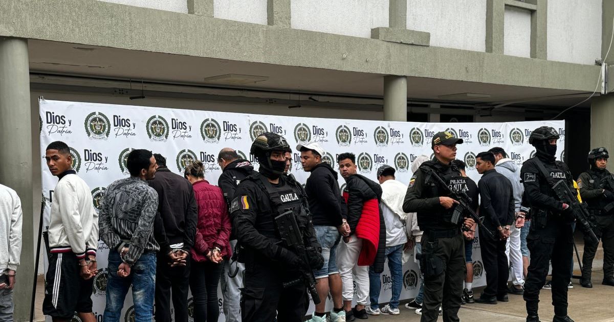 20 alleged members of the Aragua Train arrested in Colombia
