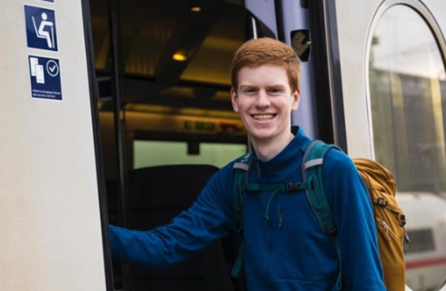 A 17-year-old boy has been living on a train for two years

