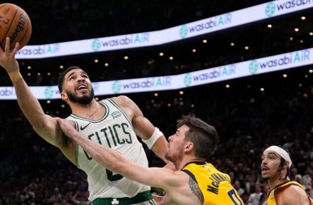 Boston Celtics start conference finals on the right foot
