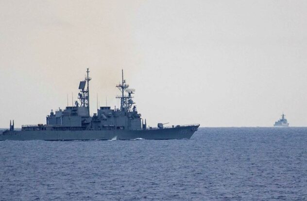 China sends dozens of planes and warships near Taiwan

